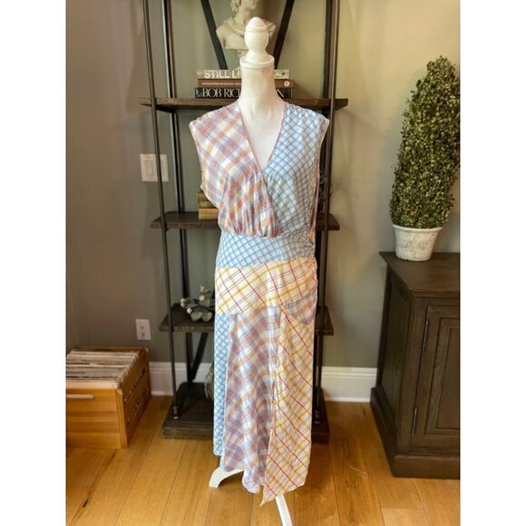 Veronica Beard Wixson Dress Multicolor Womens Size 12 - Picture 6 of 13